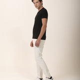 Camiseta Tecnológica Modal Gola V Masculina Preto