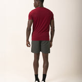 Camiseta Tecnológica Modal Masculina Vermelho