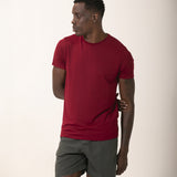 Camiseta Tecnológica Modal Masculina Vermelho